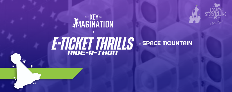 E-Ticket Trills Ride-A-Thon: Space Mountain [ALL DAY] event cover image