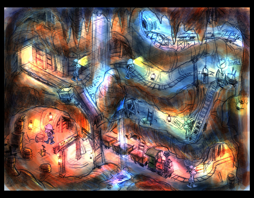 Big Thunder Mountain Cave Concept Sketch 1.jpg